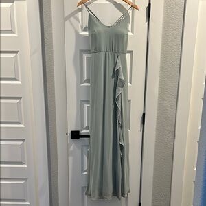 Elegant Women's Dress in Light Gray